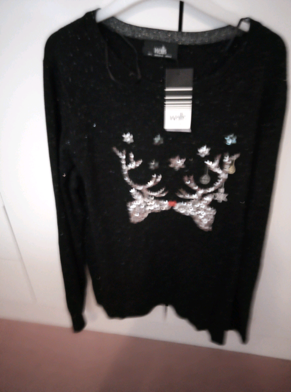 NEW WALLIS CHRISTMAS JUMPER | in 